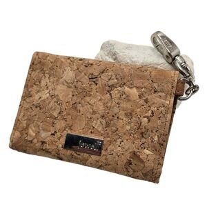 Jewell Cork Card Wallet | Vegan Card Holder ID Window Keychain Snap